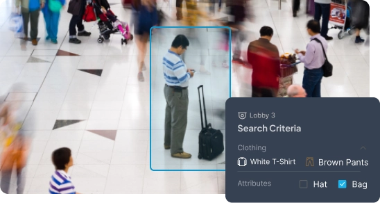 Attribute based tracking across cameras and locations