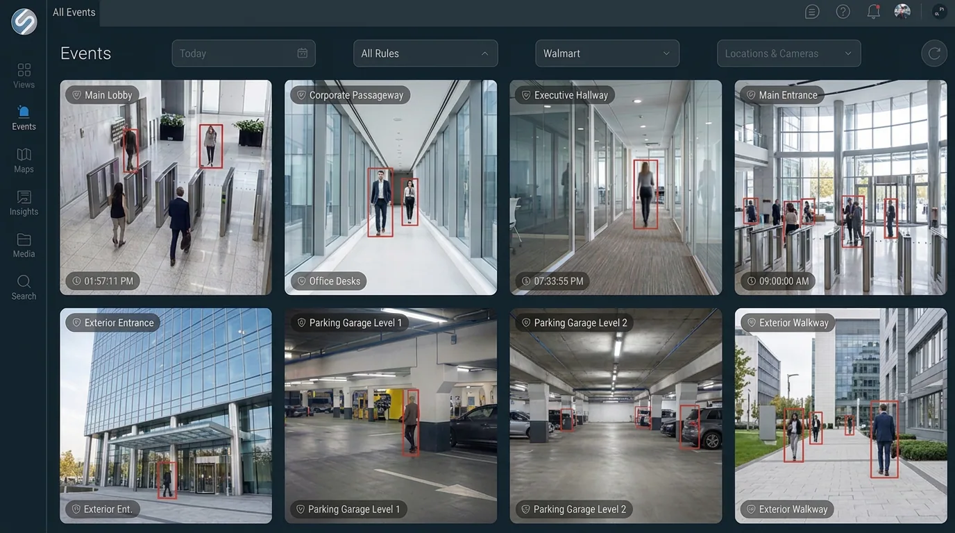NexaiQ AI security and operational intelligence dashboard